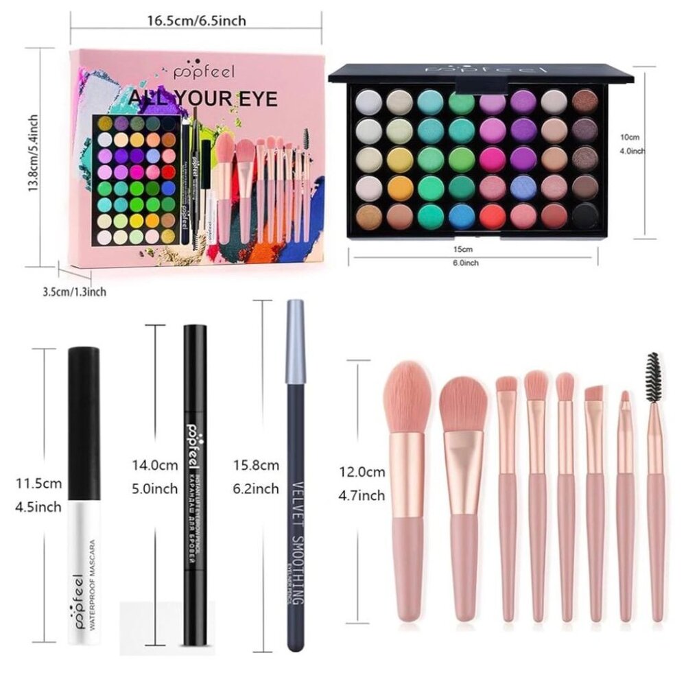 NEW - Joyeee Makeup Kit for Women, All in One Make up Kit Makeup - POPFEEL KIT - Picture 5 of 7